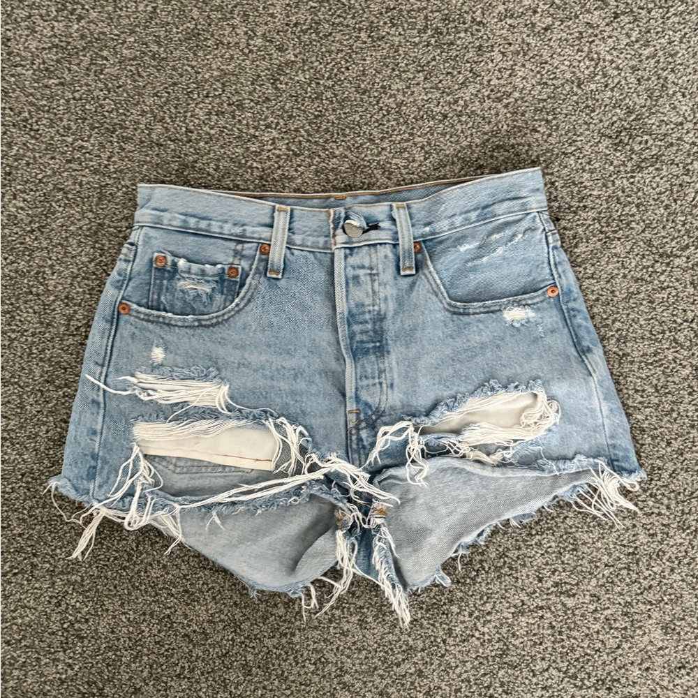 Levi ripped shorts